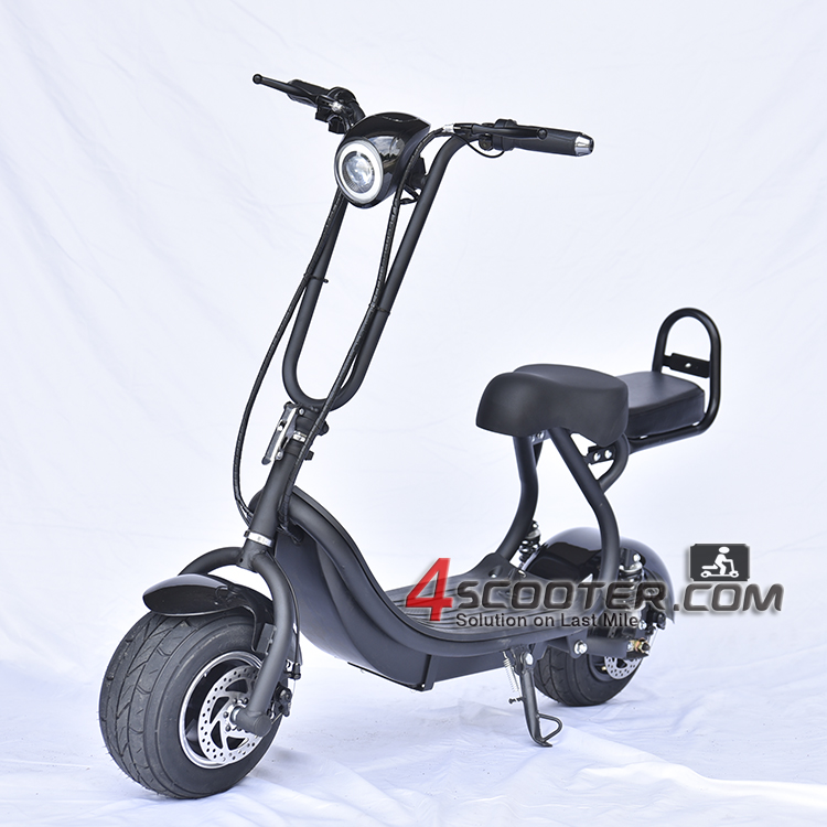 Small Prince Fast Folding Fat Tire 500W Electric Scooter with Easy Detachable Battery Pack